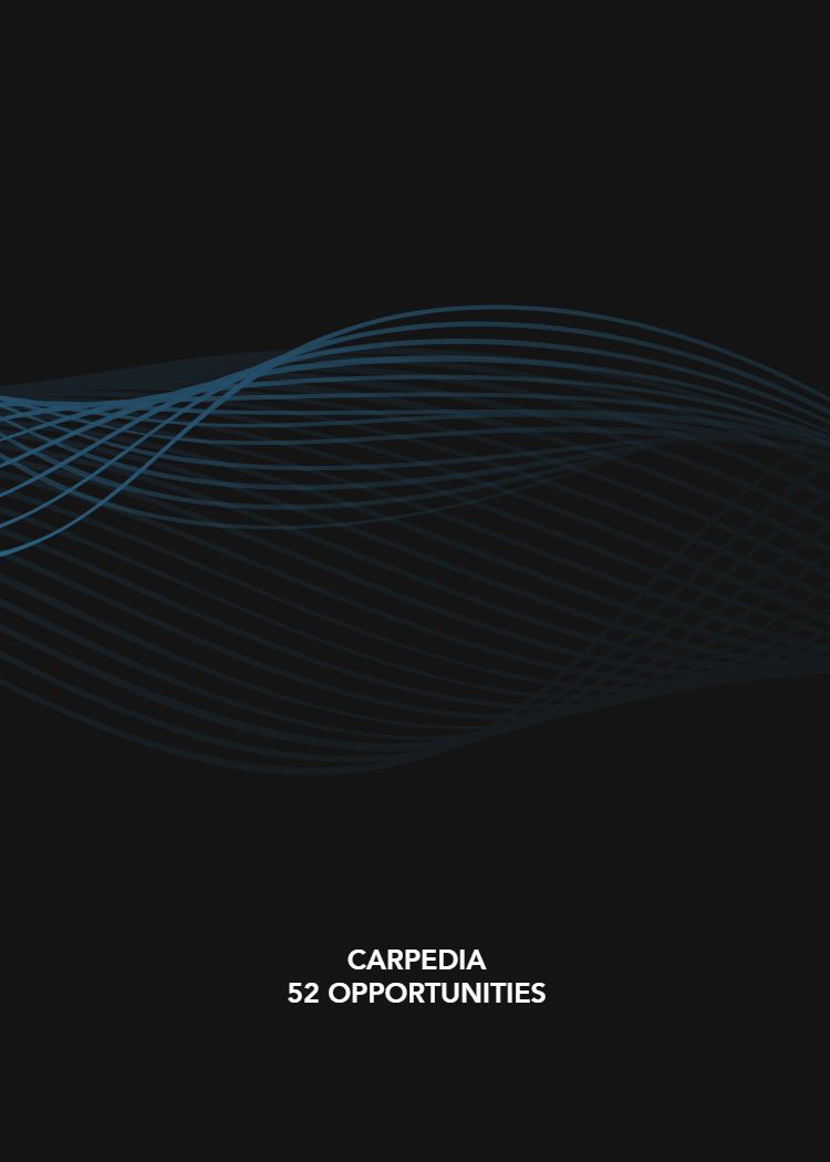 Carpedia 52 Opportunities first page