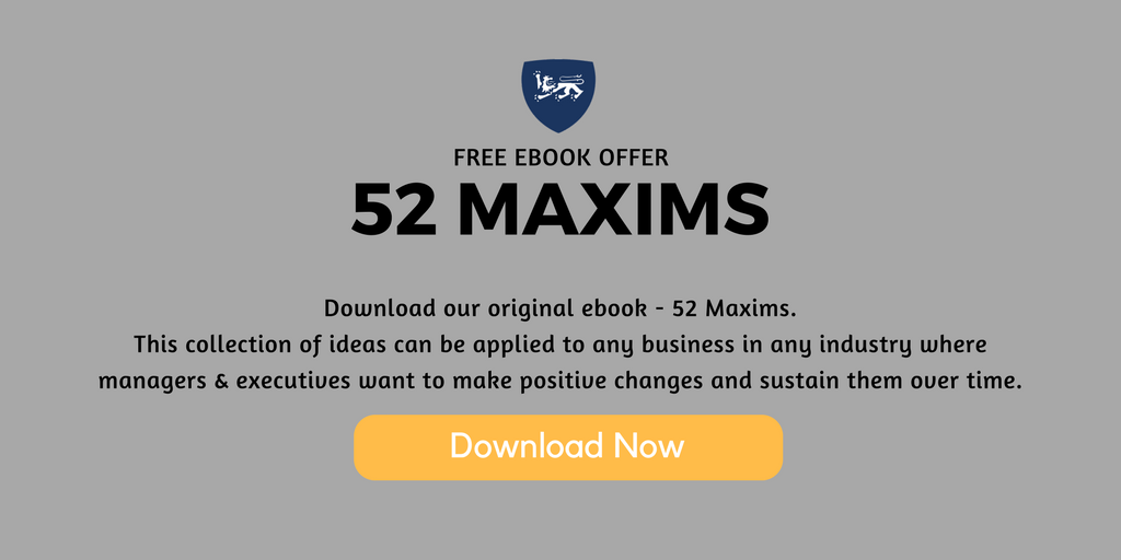 Change Management 52 Maxims Free EBook